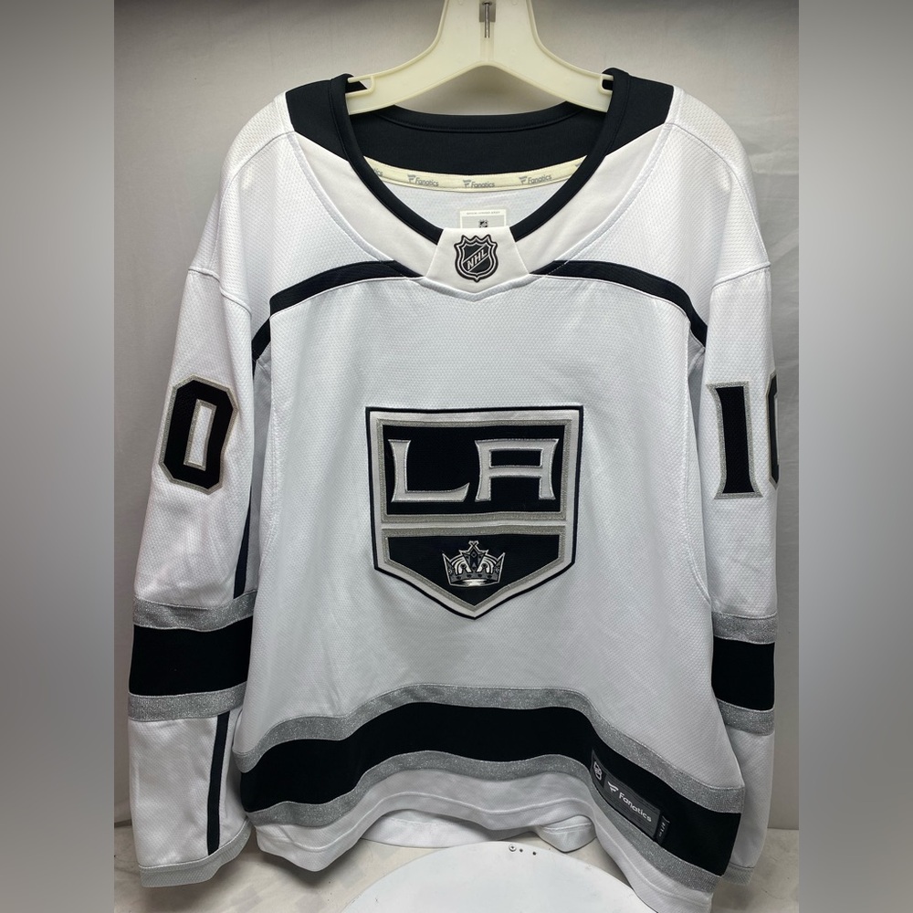 Los Angeles Kings Fanatics NHL Hockey White Jersey men's Large w/ Custom Name